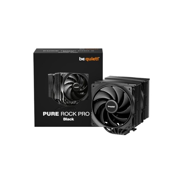Be quiet! ventilador pure rock pro 3 black 12 cm